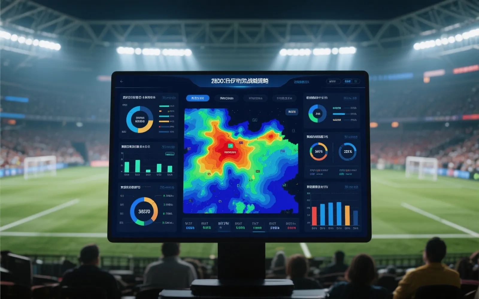 策略模拟与可视化面板示意图